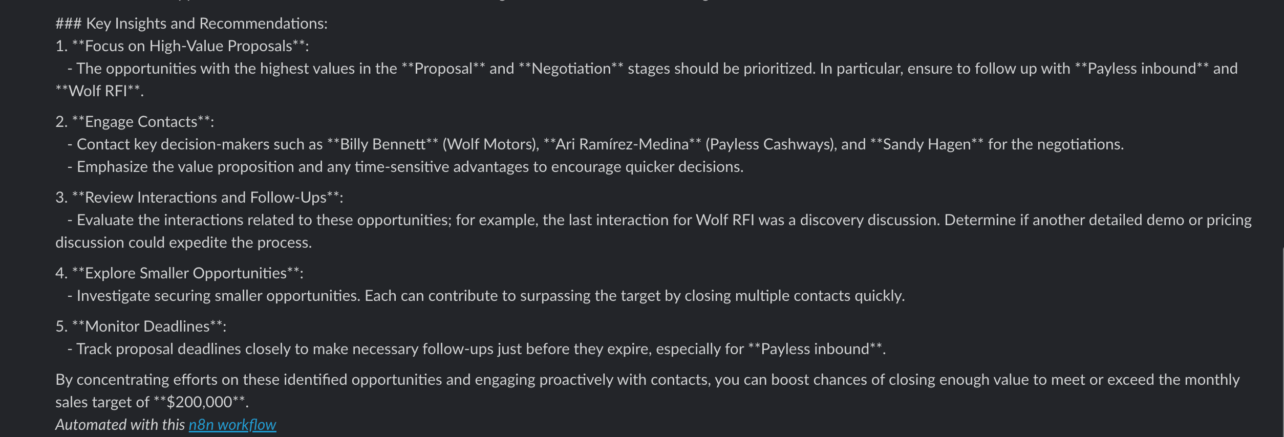 AI Agent That Reads Your CRM and Recommends Next Actions