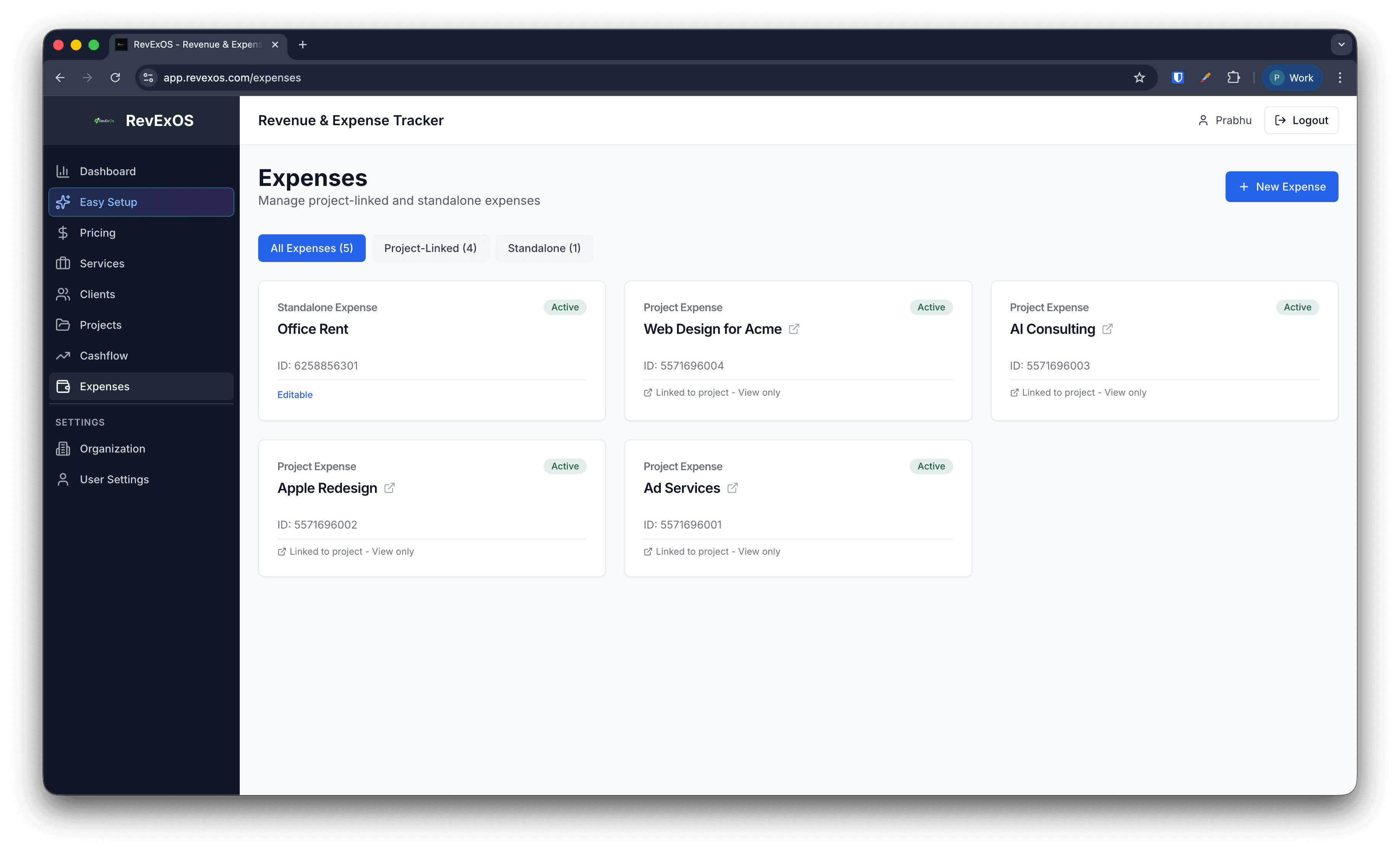 Comprehensive Expense Management