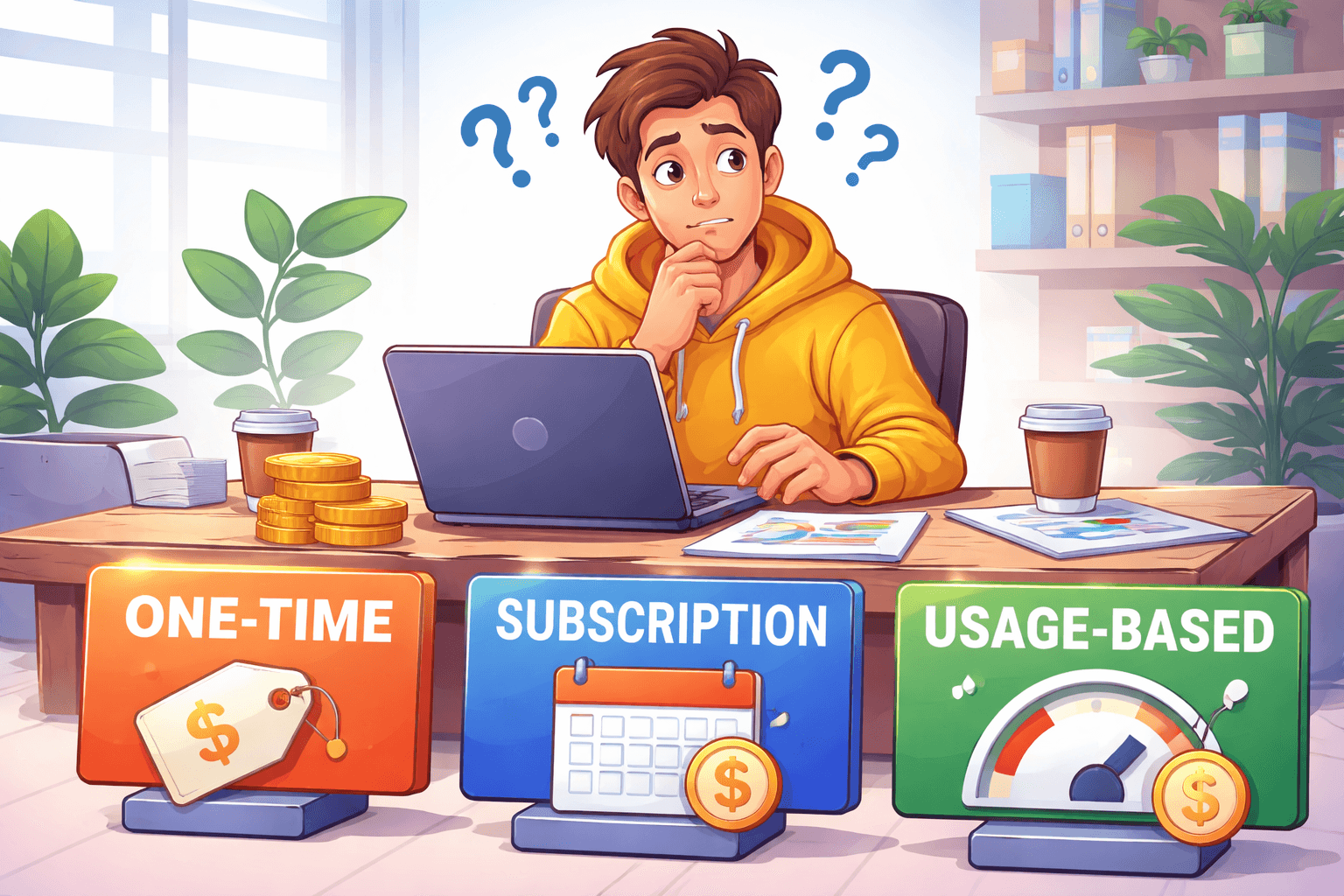 At Core of Every Pricing Model are 3 Basic Pricing Types - One-time, Subscriptions and Usage-Based.