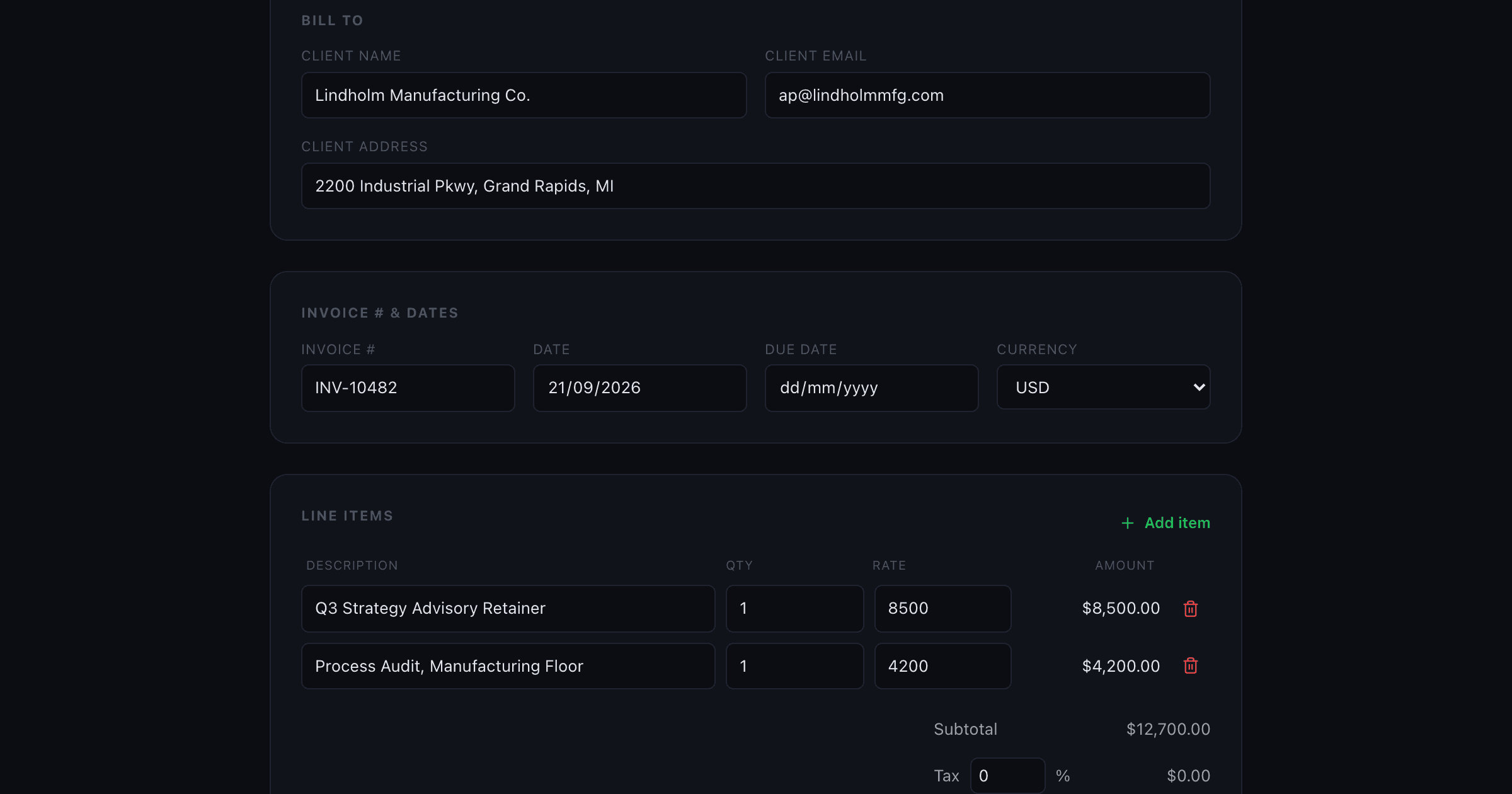 How to Get an Invoice You Built With a Free Generator Into QuickBooks Online
