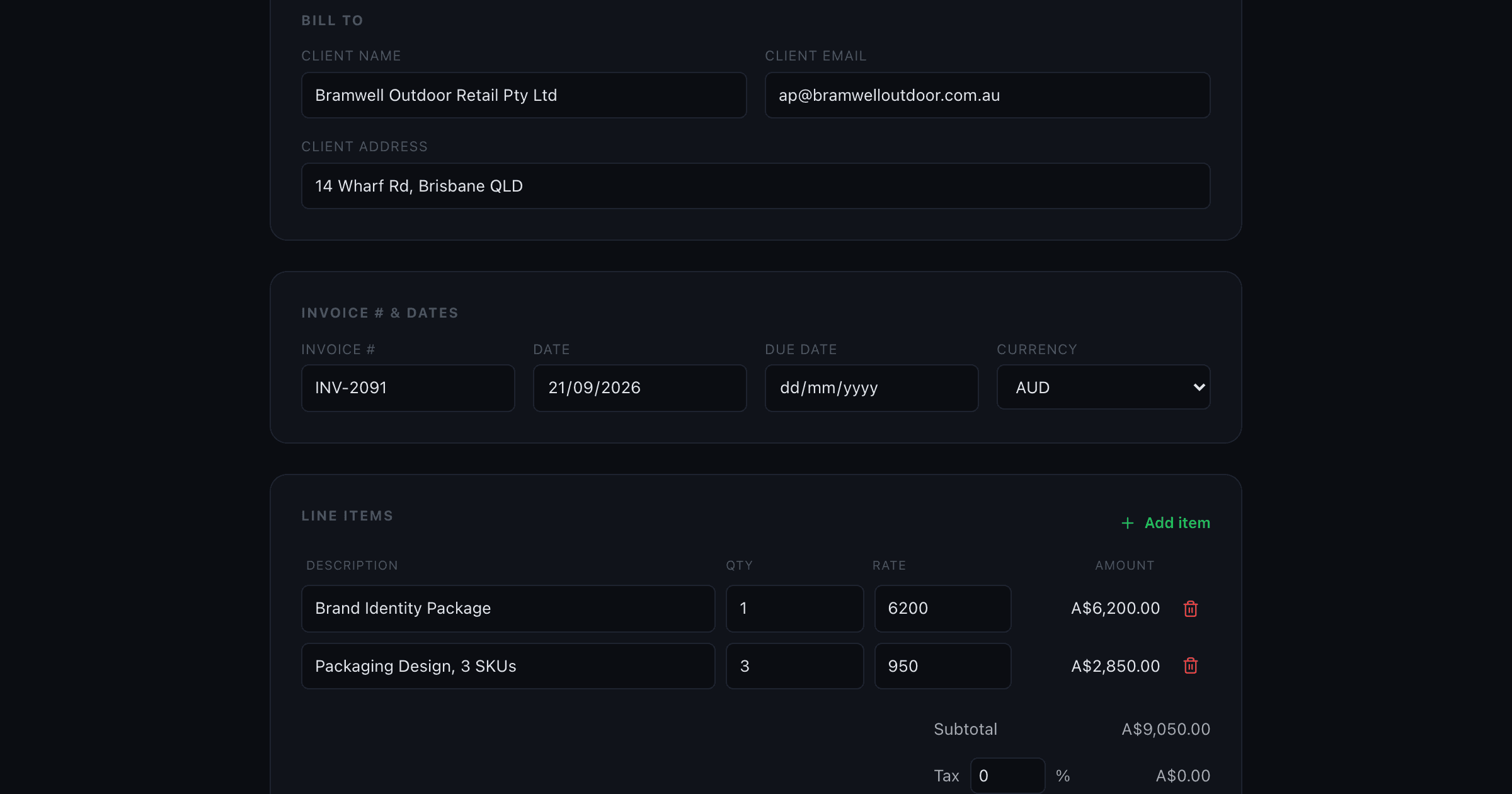 How to Get an Invoice You Built With a Free Generator Into Xero